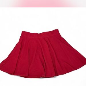 Elegant Red Women's Skirt